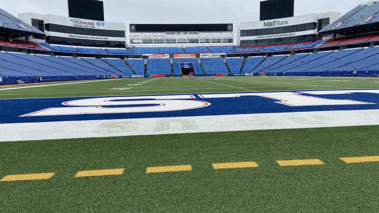 Throughs are hot but so is Highmark Stadium's turf