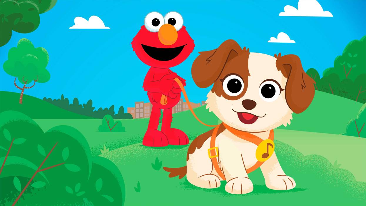 TV-Elmo Gets a Puppy