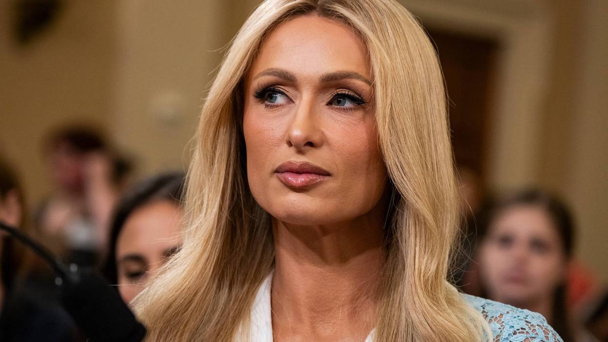 TV personality and child welfare advocate Paris Hilton arrives to testify at the House Committee on Ways and Means hearing on "Strengthening Child Welfare and Protecting Americas Children" on June 26, 2024 in Washington, DC.
