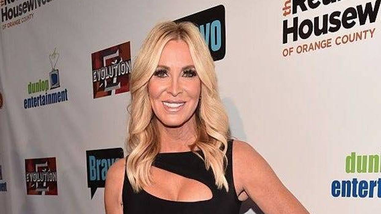 TV personality Lauri Peterson attends the premiere party for Bravo's "The Real Housewives of Orange County" 10-year celebration at Boulevard3 on June 16, 2016 in Hollywood, California. An O.C. judge issued a warrant for Peterson's son on Friday after he failed to appear in court on drug charges.