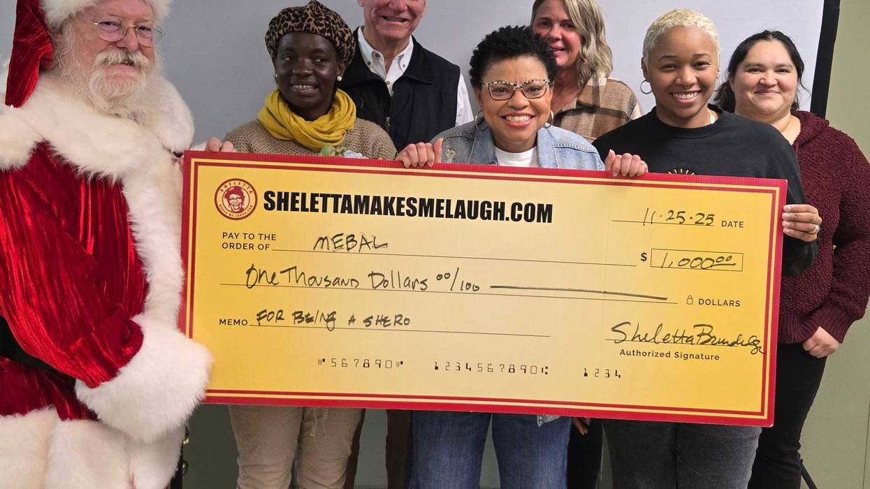 Twin Cities resident Mebal Kaanyi, a bus driver, saw a 4-year-old boy run toward Lake Owasso and ended up pulling him from the water. WCCO's Sheletta Brundidge heard about the rescue, and surprised Kaany with bouquet of flowers from neighboring business Hilltop Dental, and a check for $1,000.