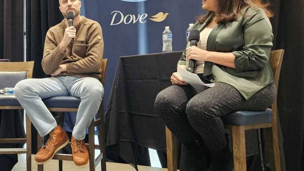 Twins manager Rocco Baldelli and WCCO's Vineeta Sawkar in 2024.