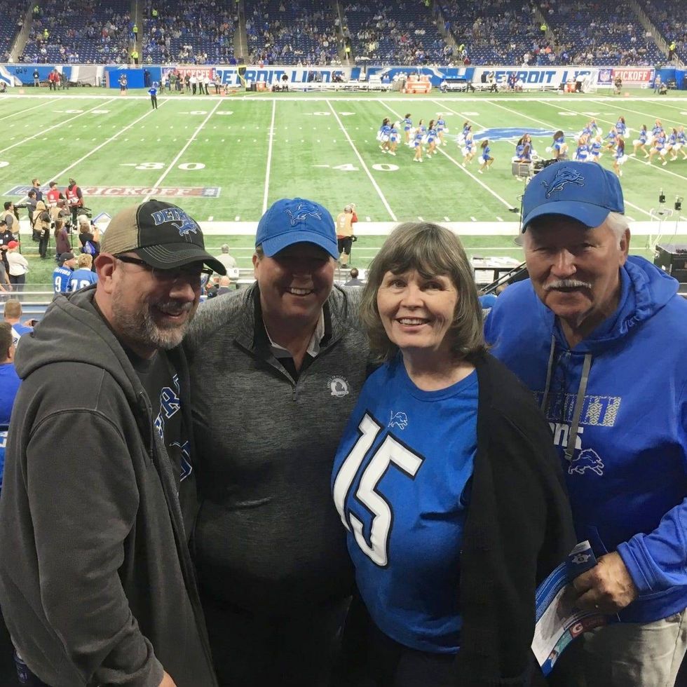 Two families, four pairs of tickets and the Detroit Lions -- it