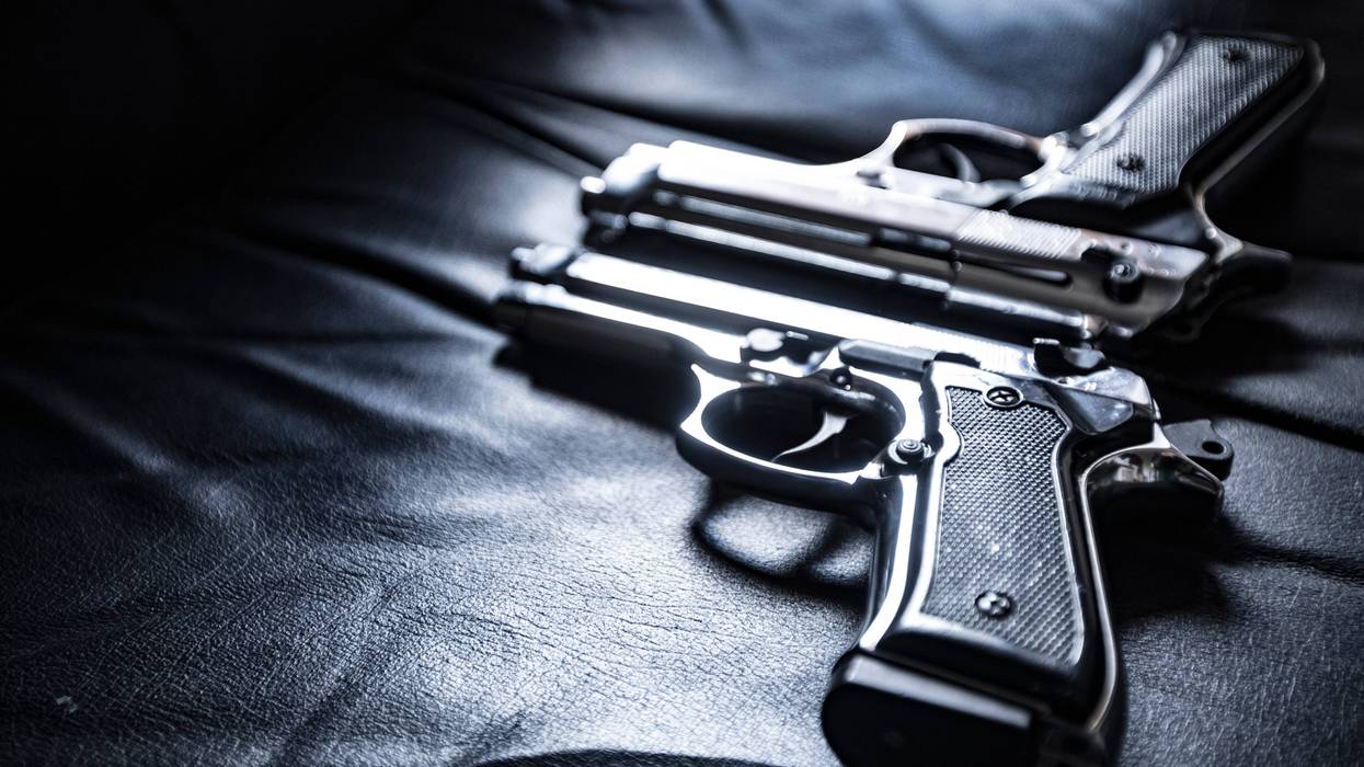 Two handguns