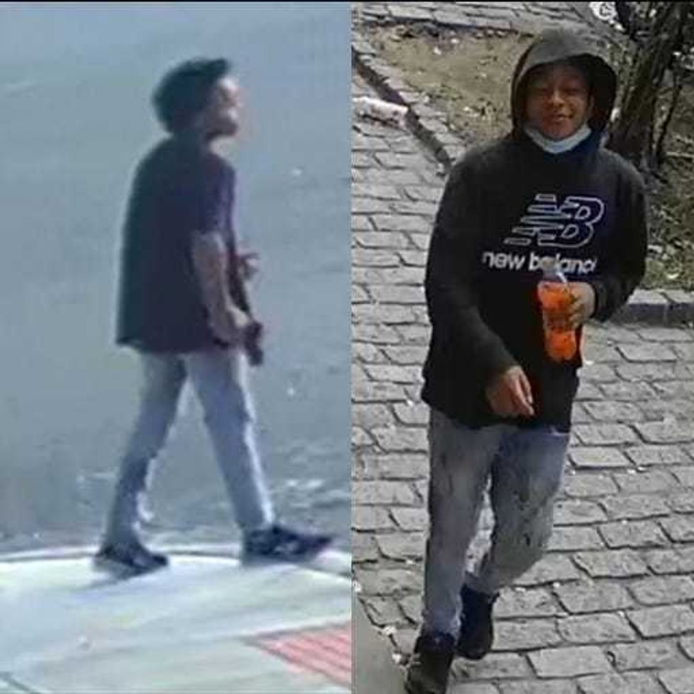 Two individuals wanted for questioning in connection to the shooting of a 13-year-old boy in a Bronx playground earlier this week.