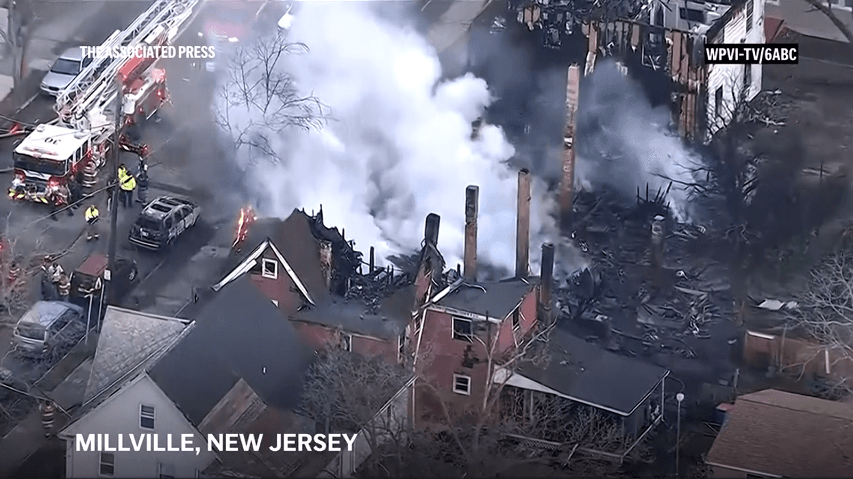 Two kids are missing after a fire in Milville, New Jersey tore through a neighborhood on Wednesday night.