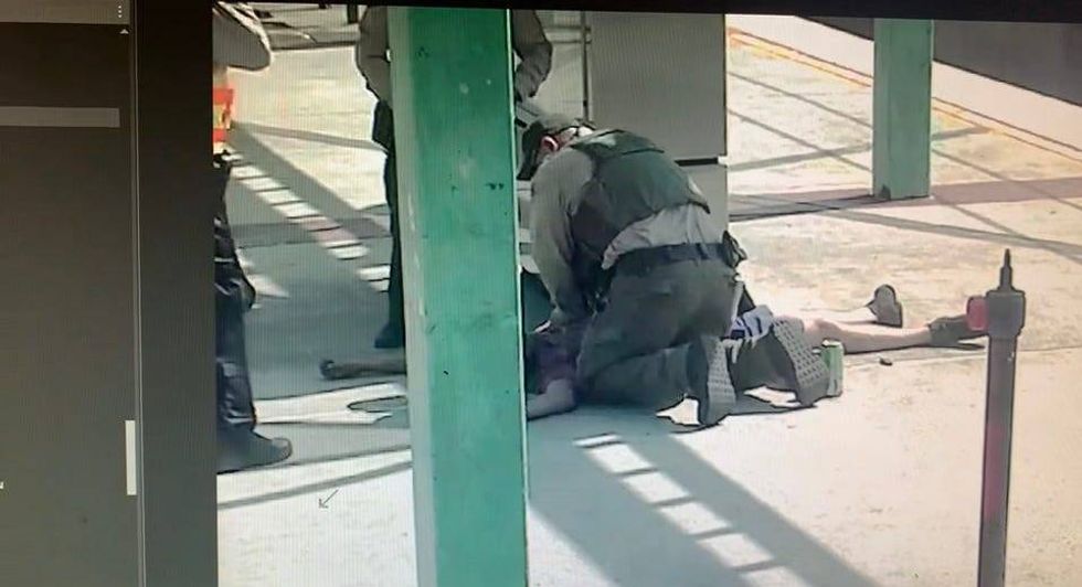 Two LASD Transit deputies