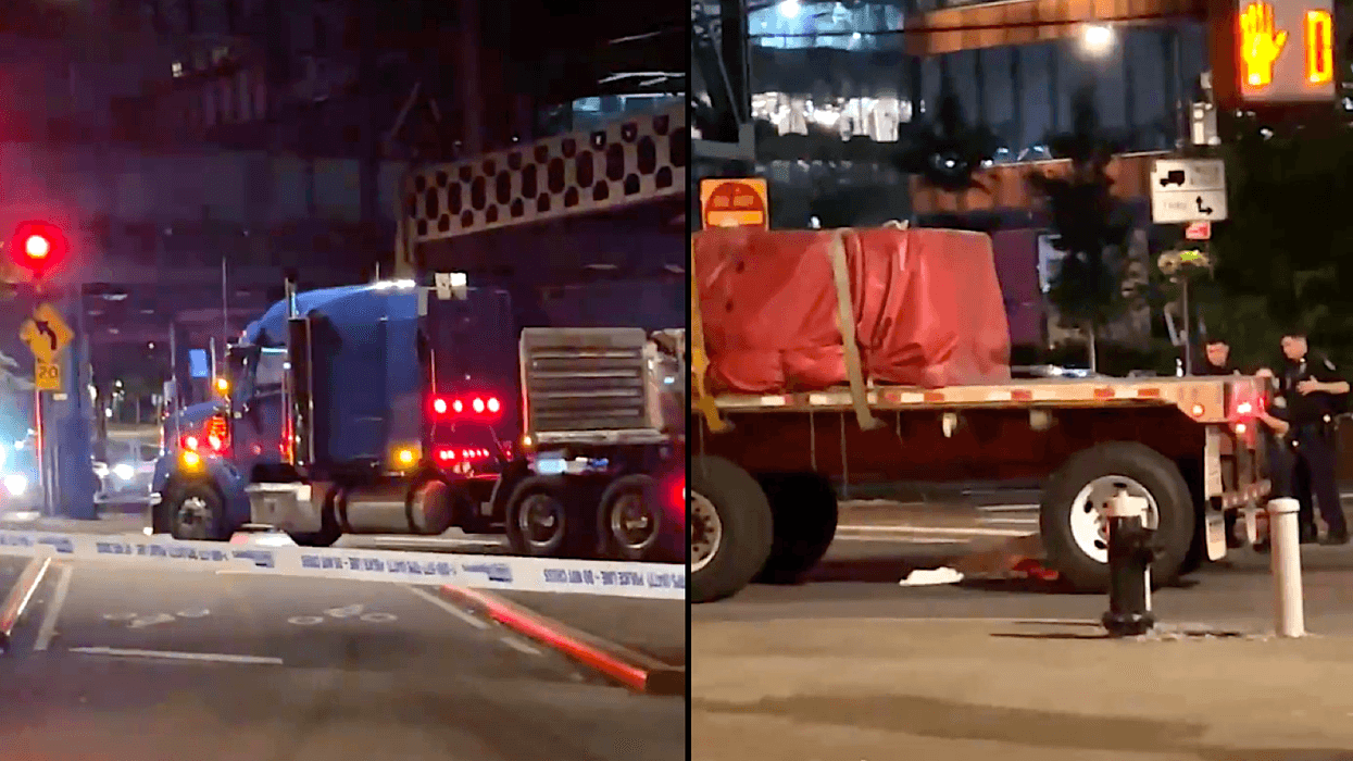 Two men in their 30s were killed when the ATV they were on crashed into a semi-truck in Long Island City early Friday morning