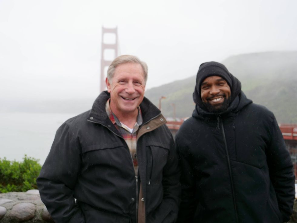 Two men were forever bonded over one act at the Golden Gate Bridge..