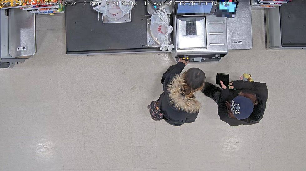 Two of four suspects in a theft at Meijer in Cadillac.