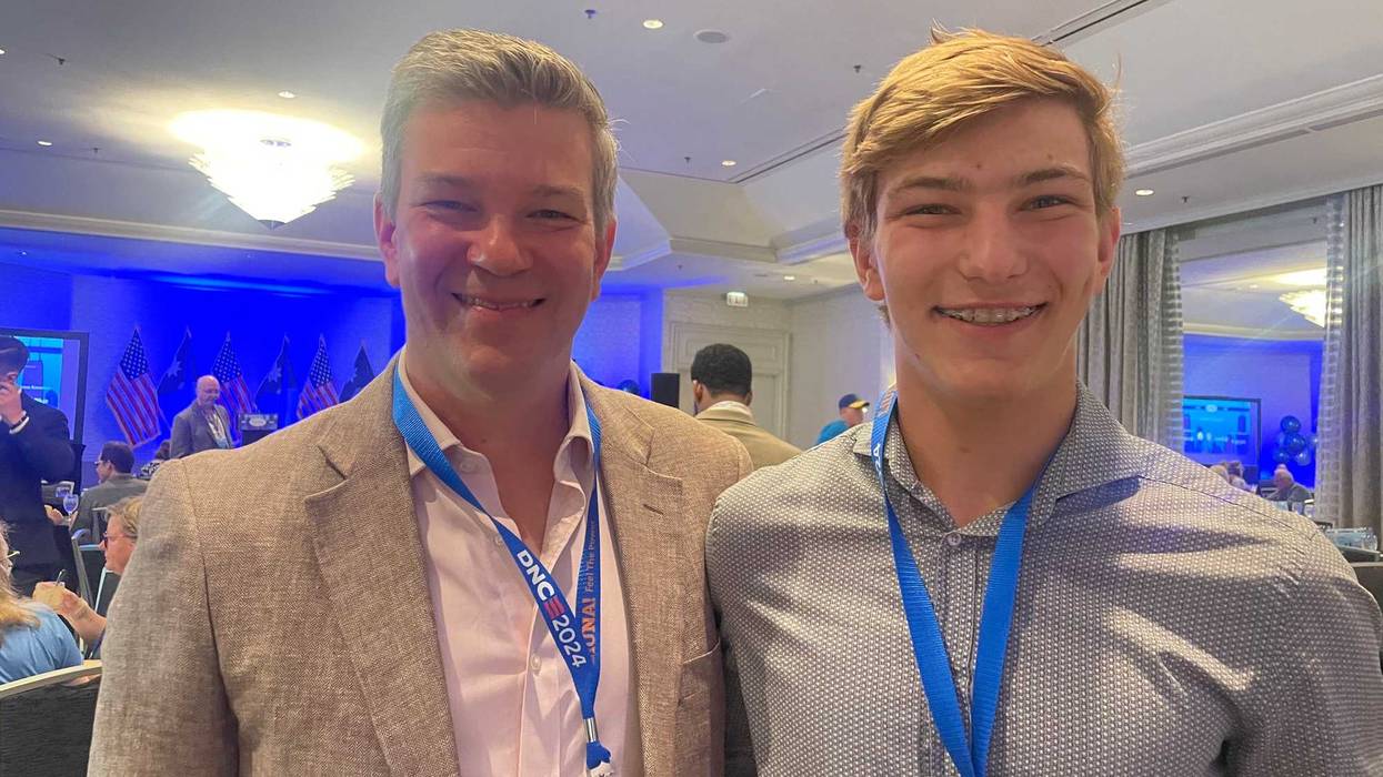 Two of Minnesota's delegates to the Democratic National Convention are former Democratic House Majority Leader Ryan Winkler and his son Isaac.
