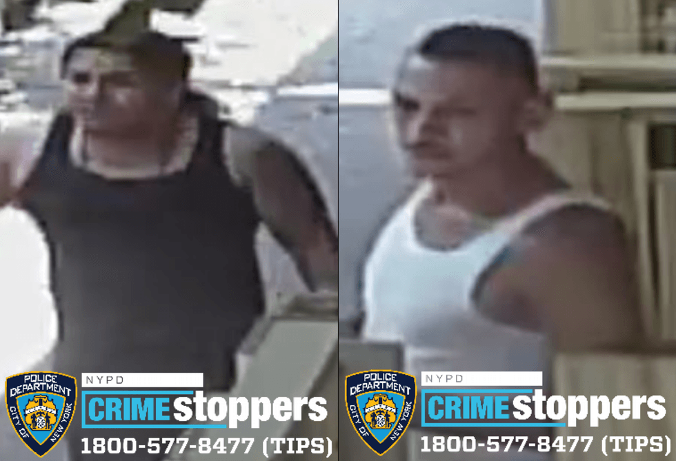 Two of the five people sought in the attack