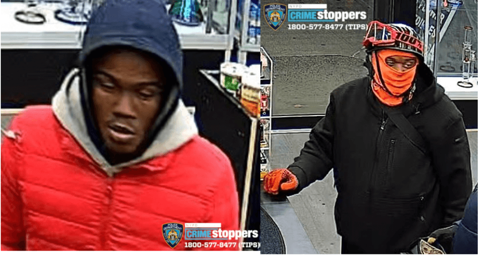 Two of the Manhattan robbery suspects.