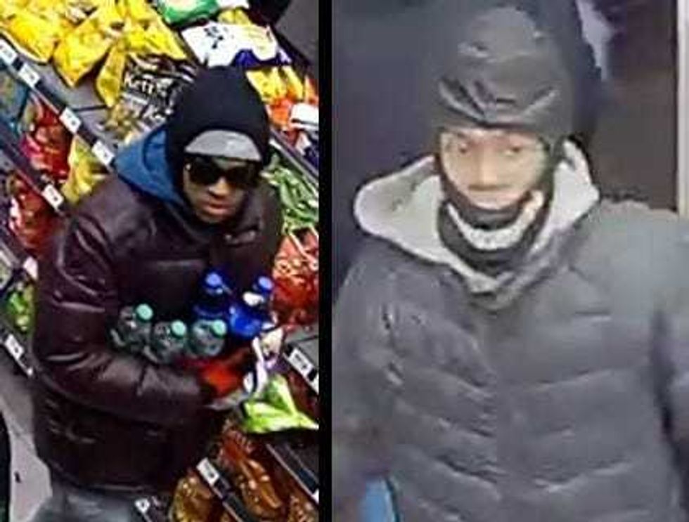 Two of the suspects being sought by police