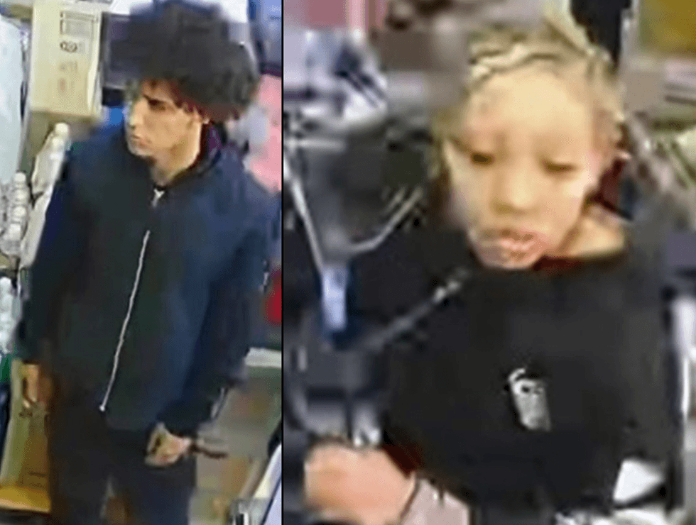 Two of the suspects in Sunday