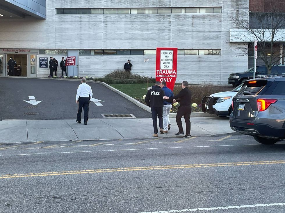 Two officers who were shot were taken to Penn Presbyterian Medical Center. They are expected to be okay.