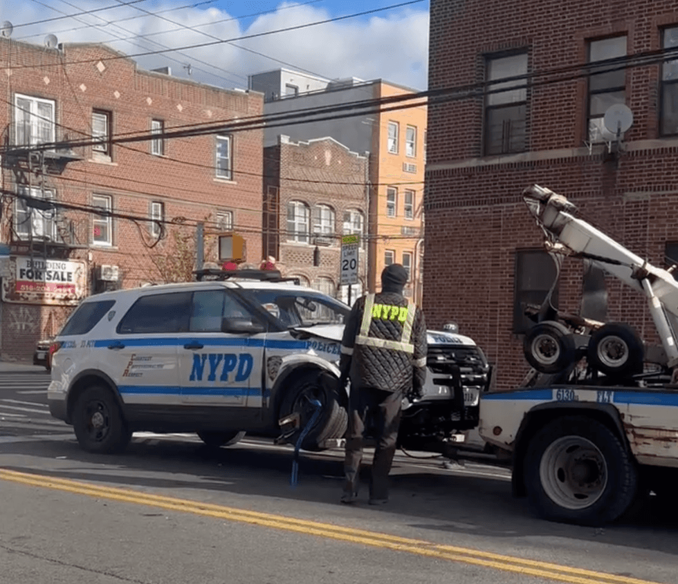 Two other officers were also being treated for non-life-threatening injuries they sustained in a crash while rushing to the scene, police said