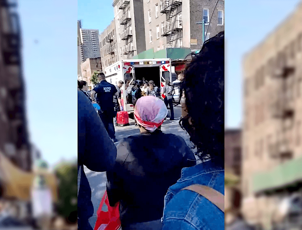 Two people were shot at Eastern Parkway and Franklin Avenue around 9:30 a.m