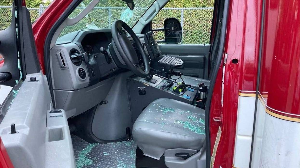 Two San Francisco paramedics were left rattled Monday morning after a person stole their ambulance and attempted to run the pair over.