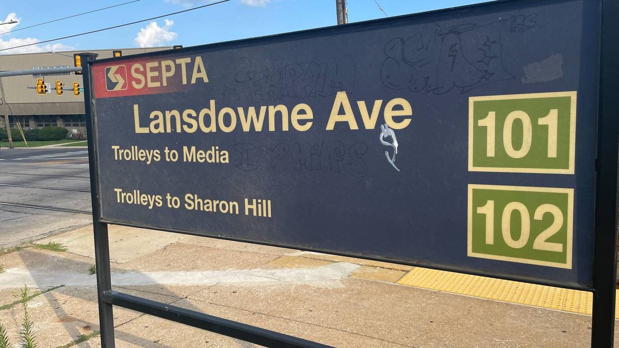 Two SEPTA trolleys collided on suburban lines out to Media and Sharon Hill on Monday afternoon.