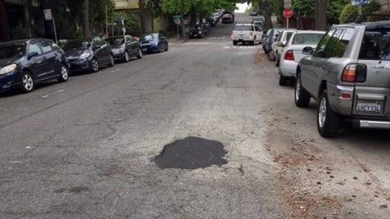 Two so-called "pothole vigilantes" are soliciting donations to fix broken streets in Oakland.