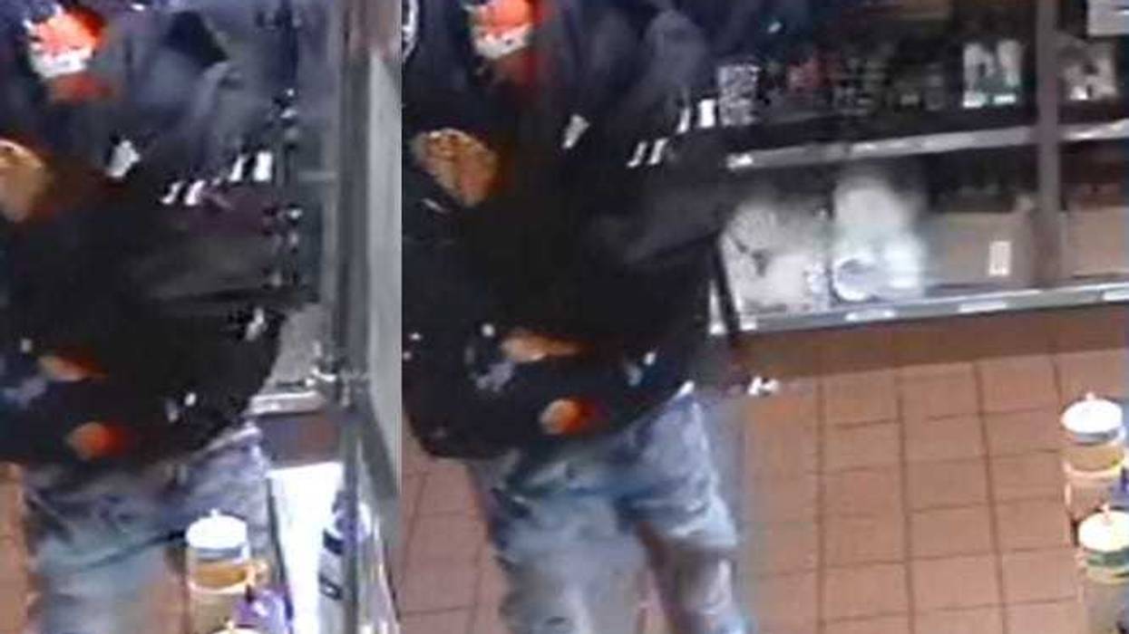 Two suspects are wanted for a series of knifepoint robberies at fast food restaurants on East 233rd Street in the Bronx last month.