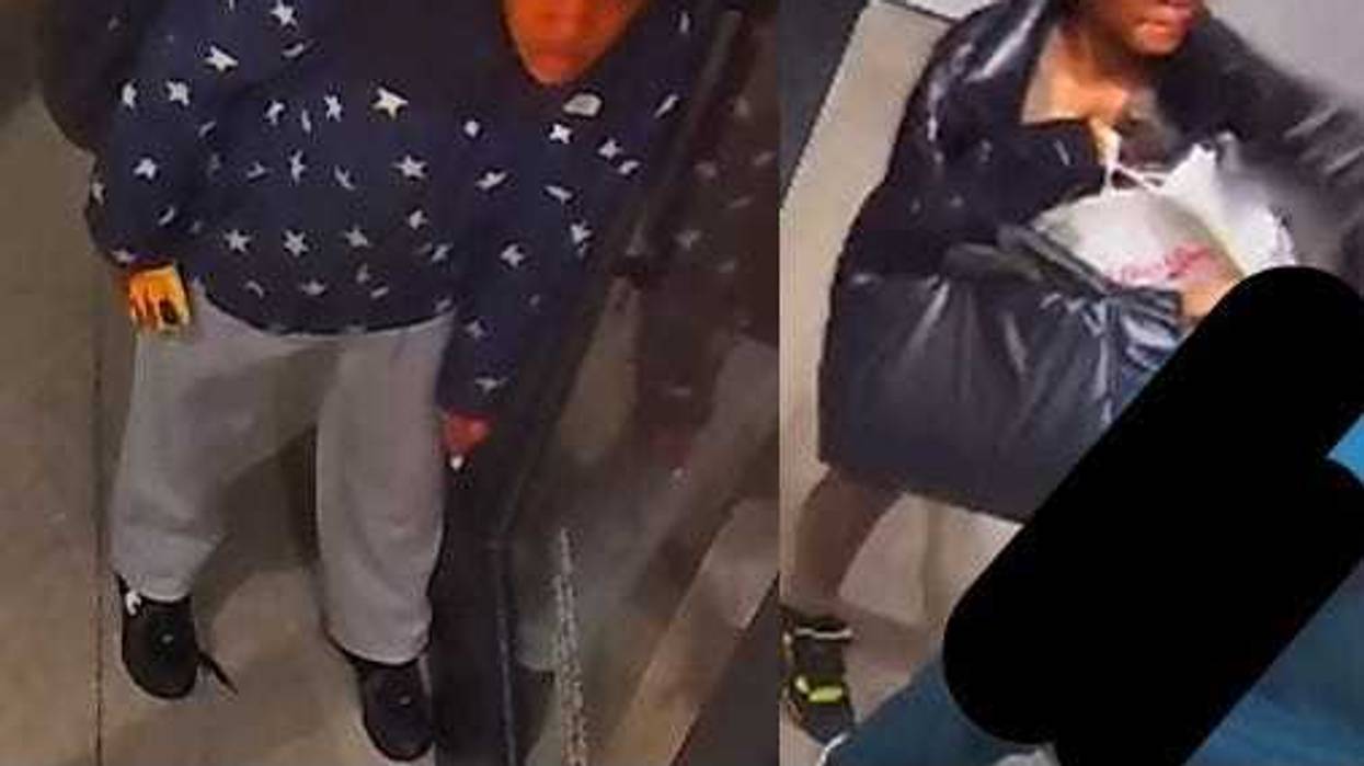 Two suspects, pictured above, are wanted in connection to a robbery at an Alo Yoga store in Flatiron earlier this month.