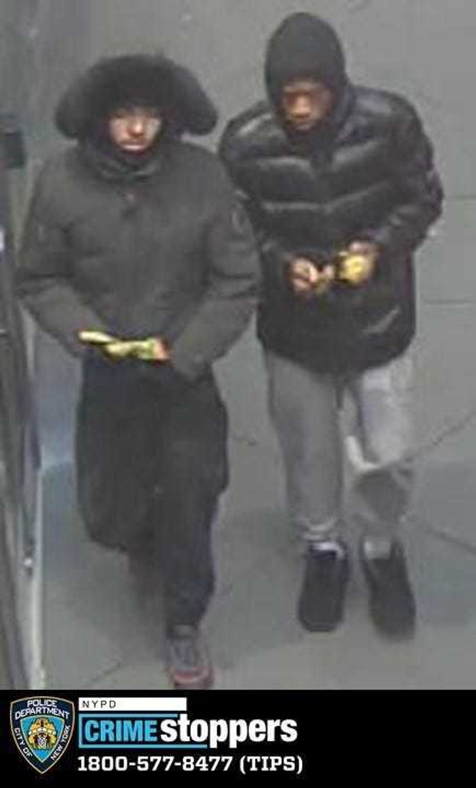 Two suspects wanted in relation to a series of robberies of Manhattan newsstands and street vendors that have occurred in 2024.
