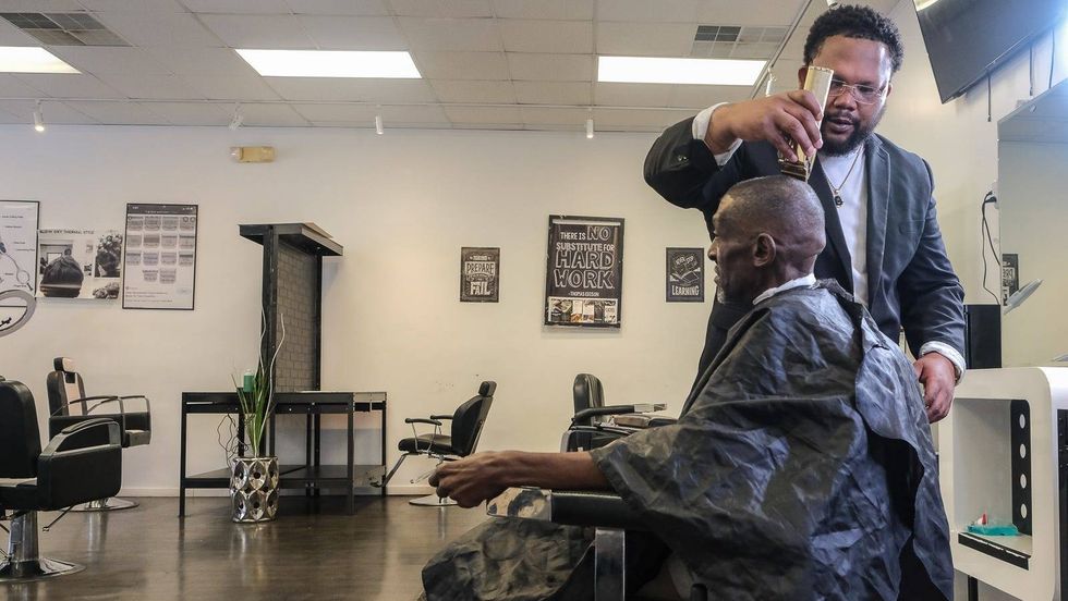 Tyce Combs works with client Yahya Muhammad