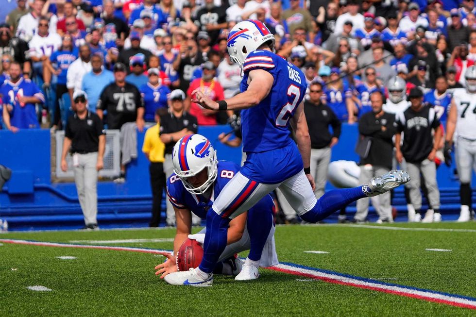 Tyler Bass and Sam Martin