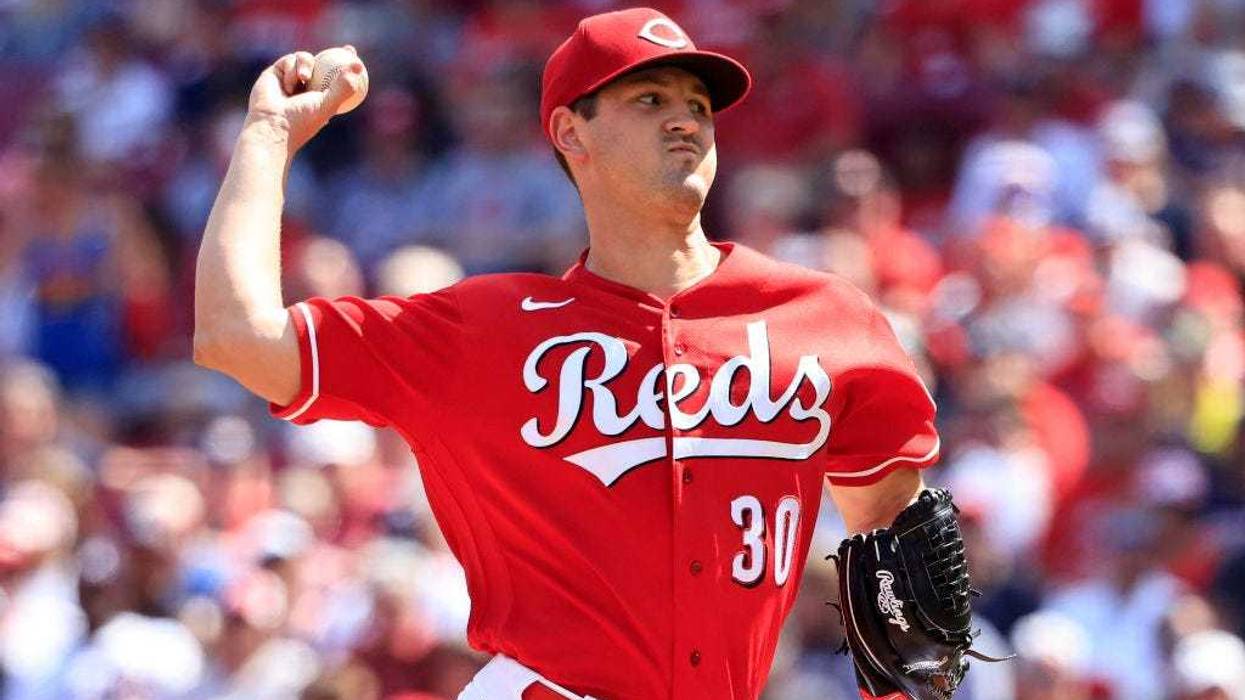 Tyler Mahle #30 of the Cincinnati Reds throws a pitch during the first inning in the game against the Atlanta Braves at Great American Ball Park on July 02, 2022 in Cincinnati, Ohio.