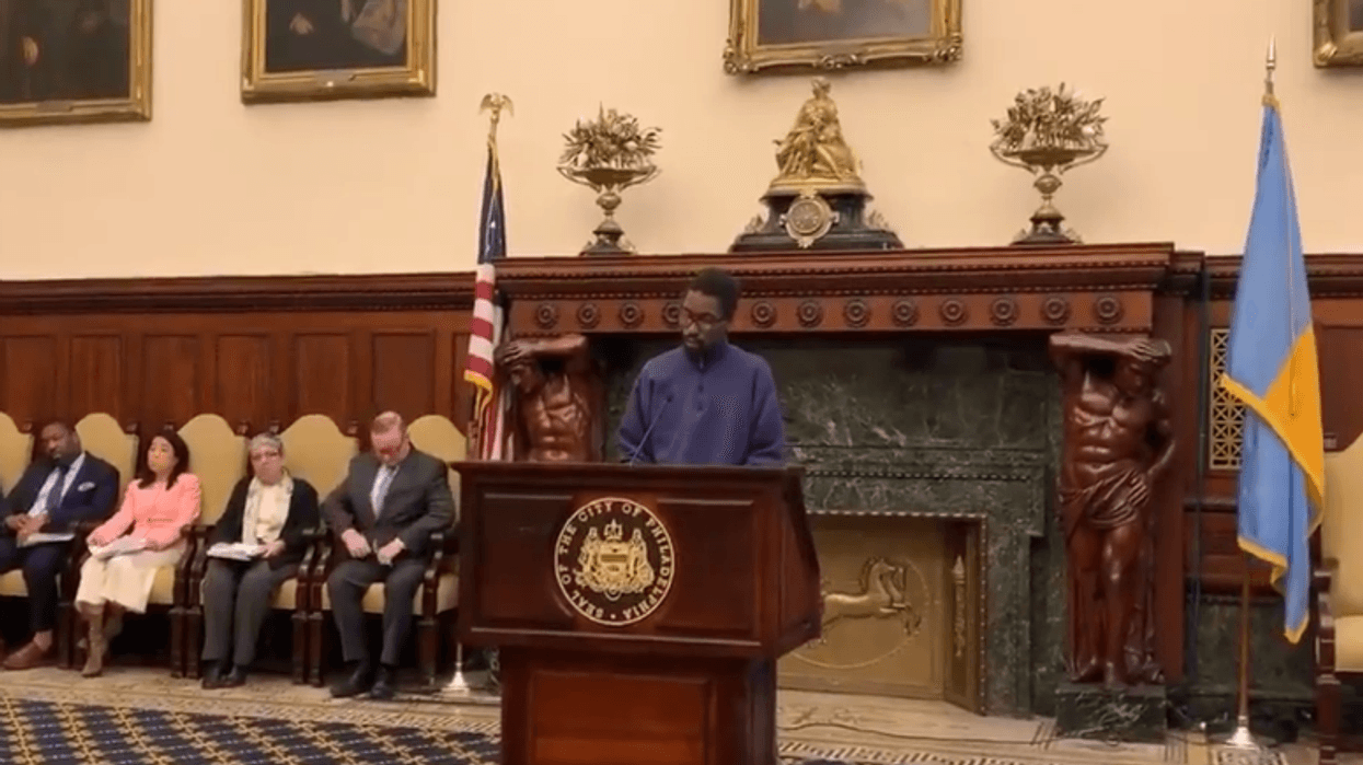 Tyrone Jones at Philadelphia City Hall, residential placement for youth.