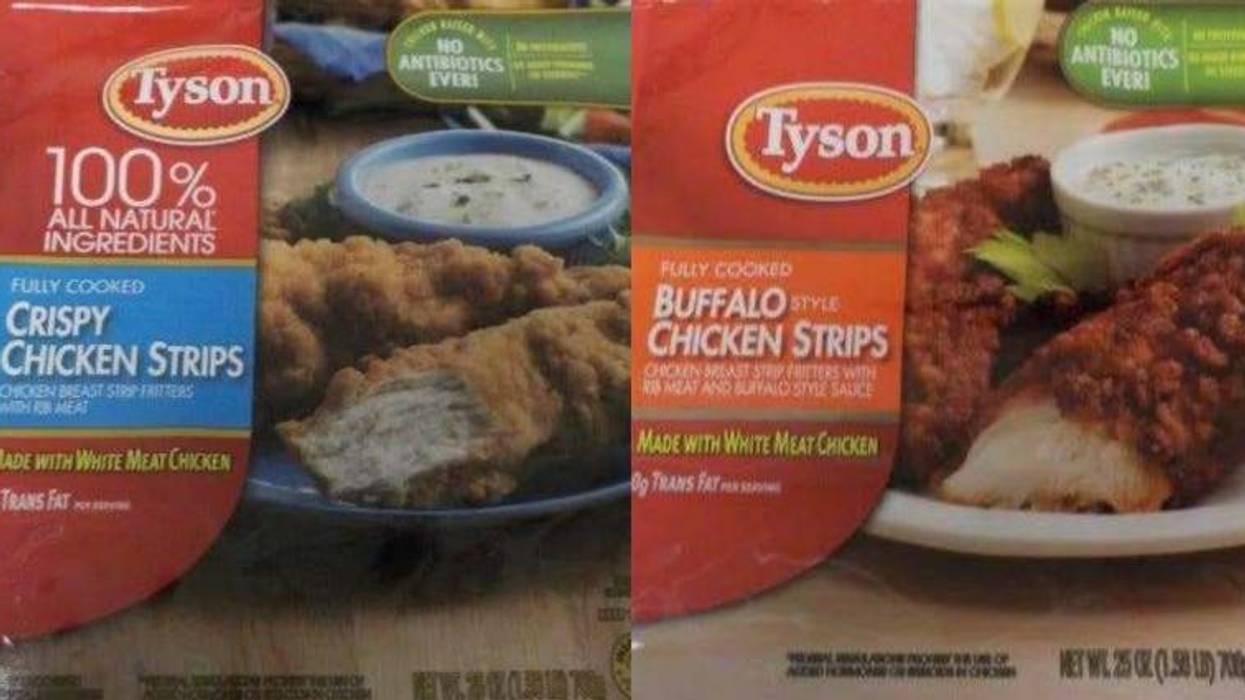 Tyson Foods is recalling chicken strips that may contain metal.