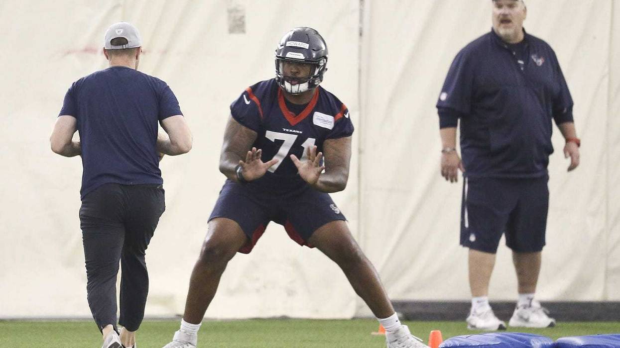 Tytus Howard at practice