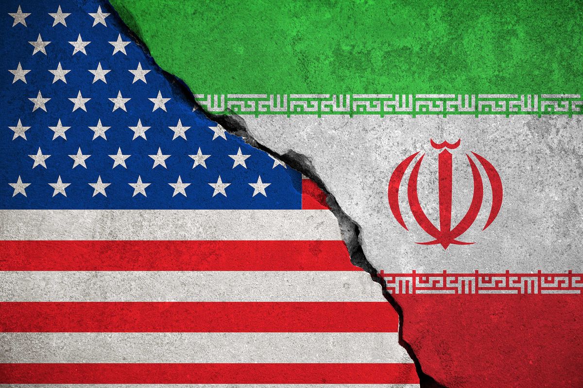 U.S. and Iran Flags