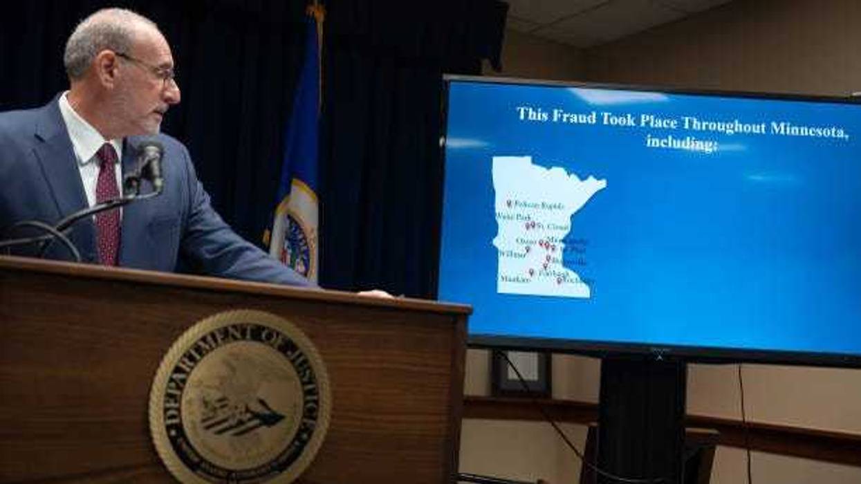 U.S. Attorney Andrew Luger announced a significant COVID-related fraud case based in Minnesota, Tuesday, September 20, 2022 Minneapolis, Minn.