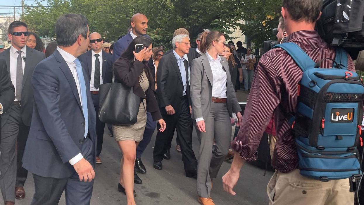 U.S. Attorney General Merrick Garland briefly swung by a National Night Out community event in North Philadelphia, where he made only brief comments about the third criminal indictment agains t former President Donald Trump.