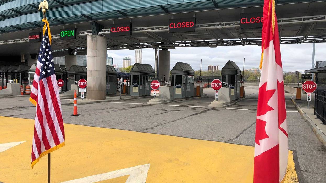 U.S.-Canada border at Rainbow Bridge