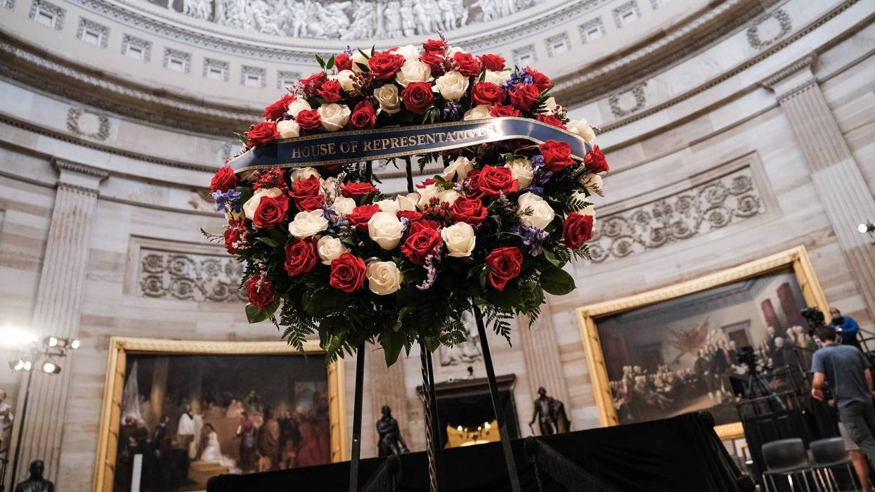 U.S. Congressman John Lewis lies in state at the U.S. Capitol in Washington D.C.