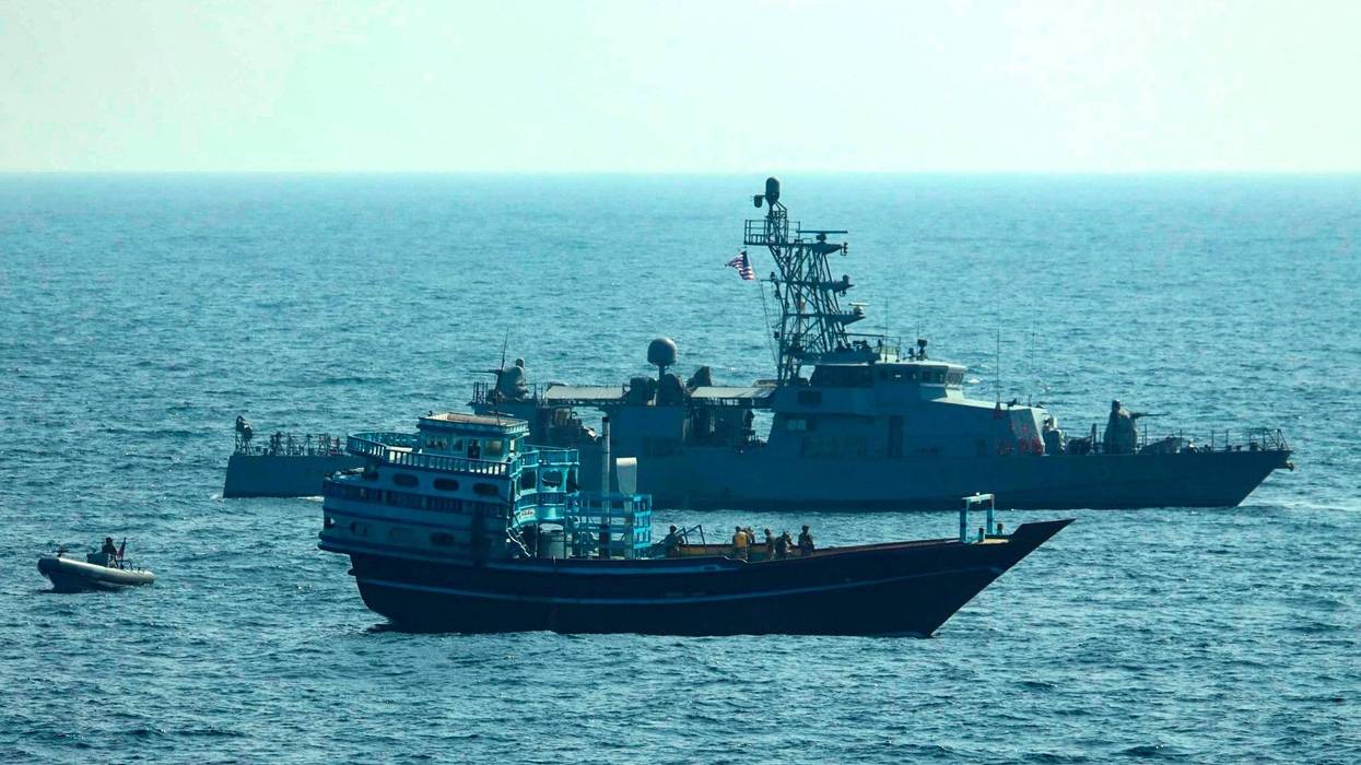 U.S. detains smuggling ship, UK seizes drugs in Mideast waters