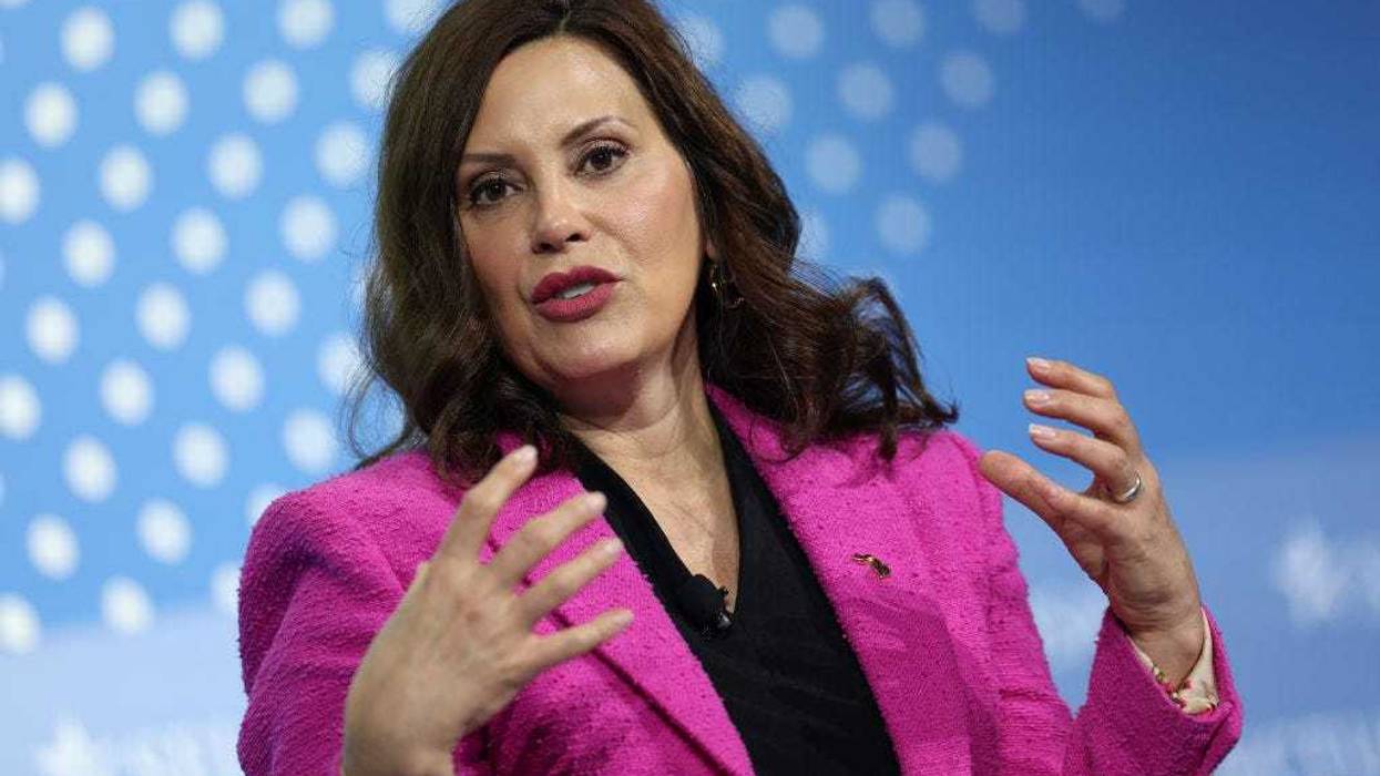 U.S. Gov. Gretchen Whitmer (D-MI) delivers remarks at the SelectUSA Investment Summit on May 04, 2023 in National Harbor, Maryland. The SelectUSA Investment Summit aims at attracting foreign investment in the United States. (Photo by Kevin Dietsch/Getty Images)