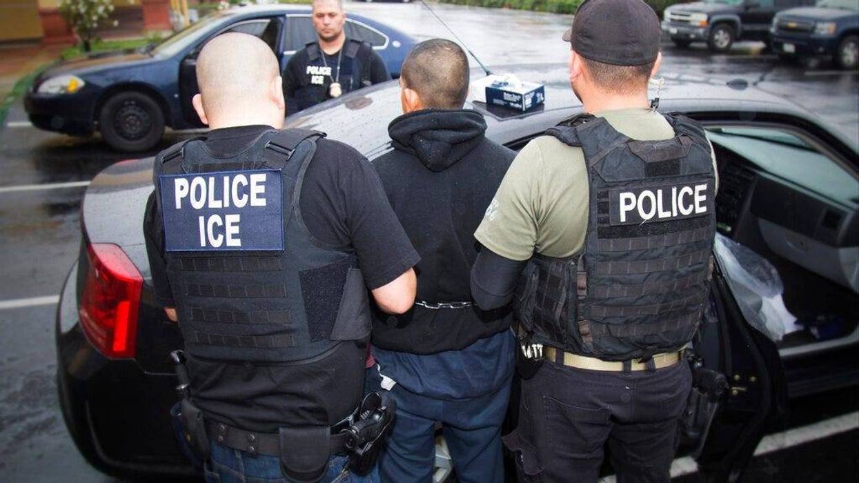 U.S. Immigration and Customs Enforcement, foreign nationals are arrested during a targeted enforcement operation conducted by U.S. Immigration and Customs Enforcement