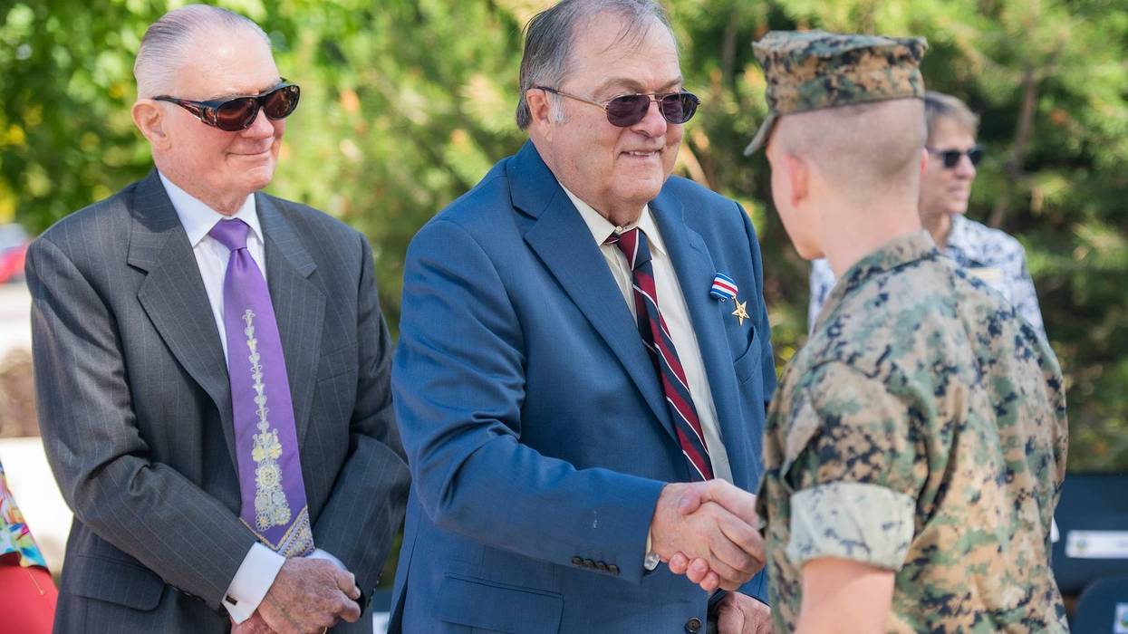 U.S. Marine Corps Veteran receives the Silver Star