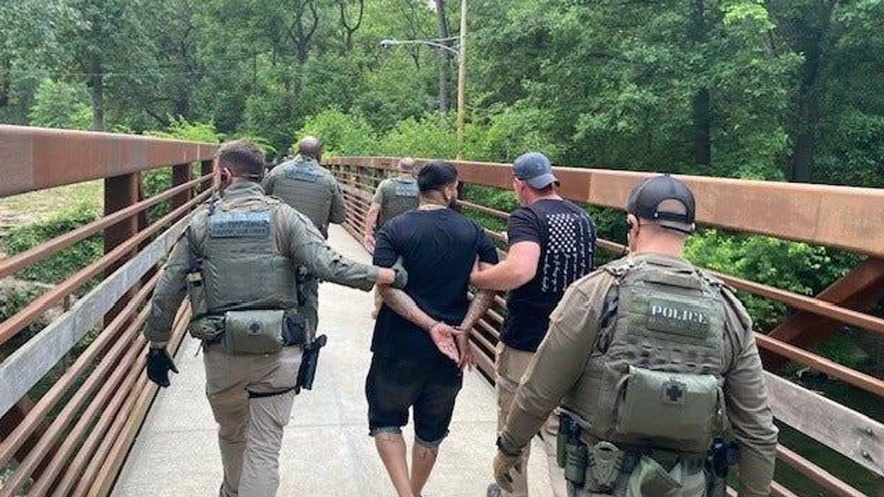 U.S. marshals arrested Ivan Rosero in Philadelphia's PennyPack Park on June 7, 2023. Rosero was wanted for multiple counts of homicide in relation to a triple murder that occurred on May 30 in Lebanon County. Two victims were 8- and 9-year-old boys.