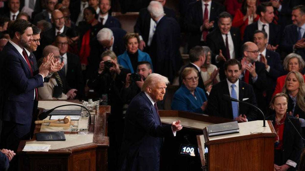 U.S. President Donald Trump addresses a joint session of Congress at the U.S. Capitol on March 04, 2025 in Washington, DC. President Trump was expected to address Congress on his early achievements of his presidency and his upcoming legislative agenda.
