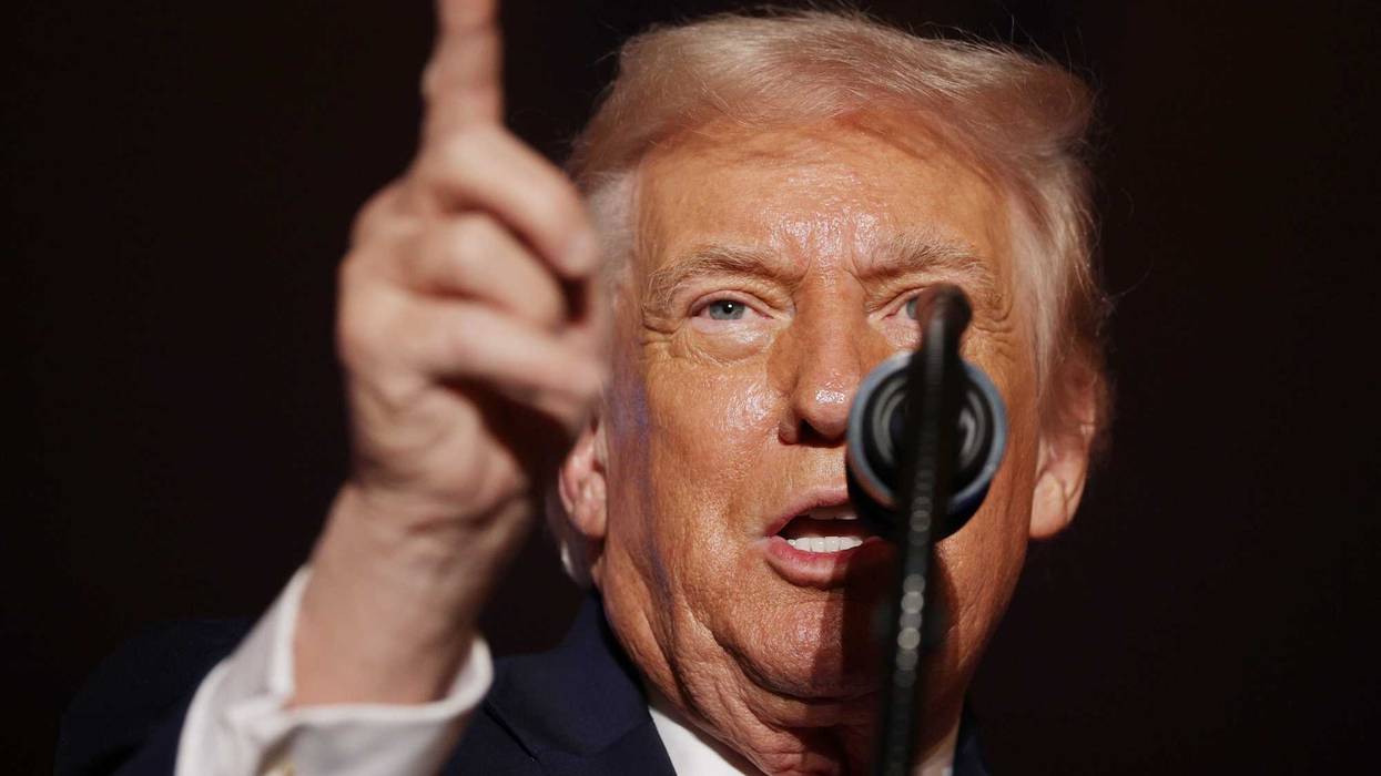 U.S. President Donald Trump delivers remarks during an event at Mount Airy Casino Resort on December 9, 2025 in Mount Pocono, Pennsylvania. Trump discussed his administration's economic agenda and its efforts to lower the cost of living.