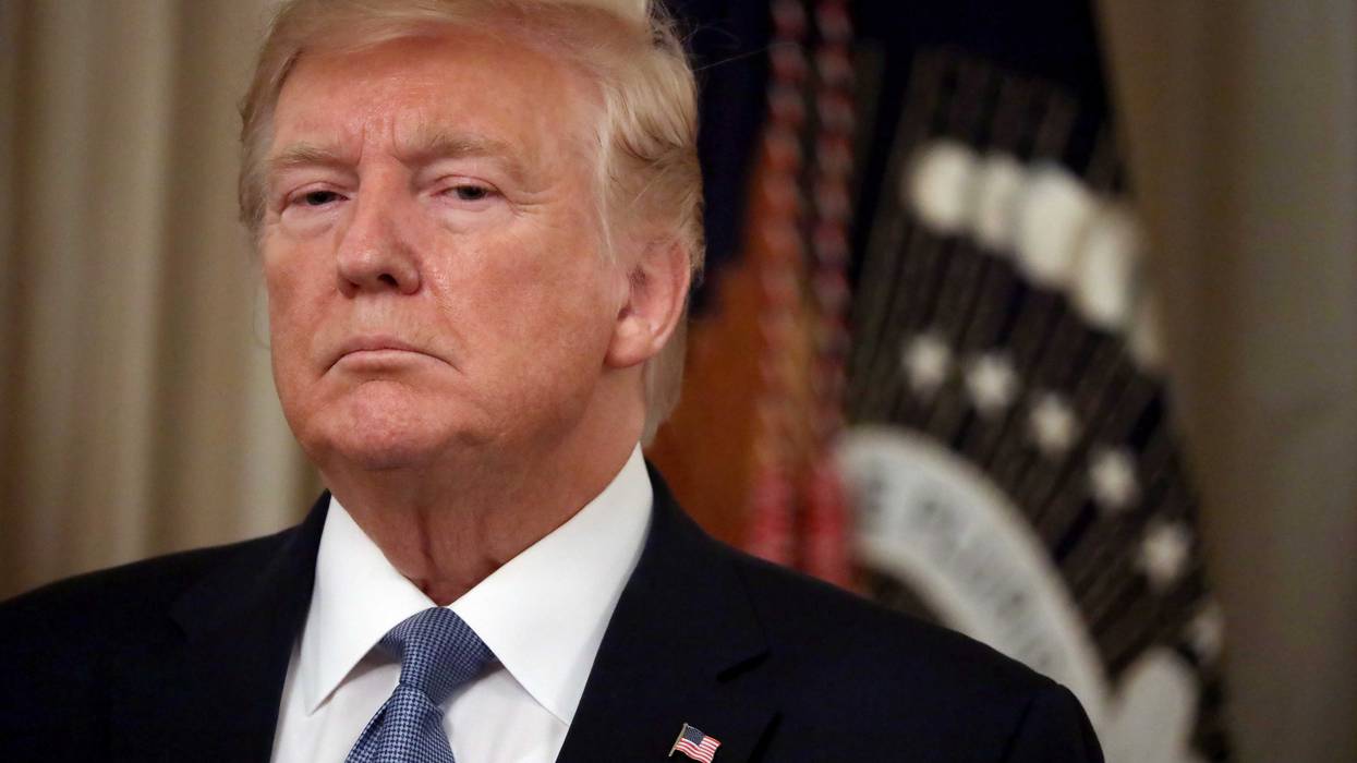 U.S. President Donald Trump delivers remarks during the Medal of Honor ceremony for Army Master Sgt. Matthew Williams in the East Room of the White House October 30, 2019 in Washington, DC. Serving with Special Forces Operational Detachment Alpha in Afghanistan's Shok Valley in 2008, Williams repeatedly risked his life to evacuate four wounded teammates and lead counterassaults after they were pinned down by enemy fire during a mission to capture or kill high-value targets.