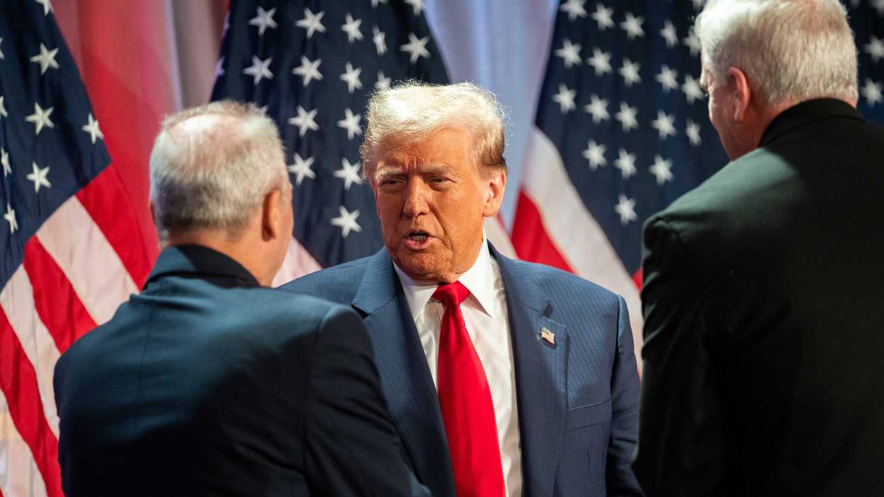 U.S. President-elect Donald Trump arrives at a House Republicans Conference meeting at the Hyatt Regency on Capitol Hill on Nov. 13, 2024 in Washington, DC.