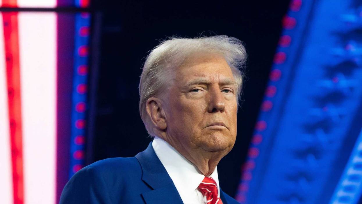 U.S. President-elect Donald Trump looks on during Turning Point USA's AmericaFest at the Phoenix Convention Center on Dec. 22, 2024 in Phoenix, Arizona.