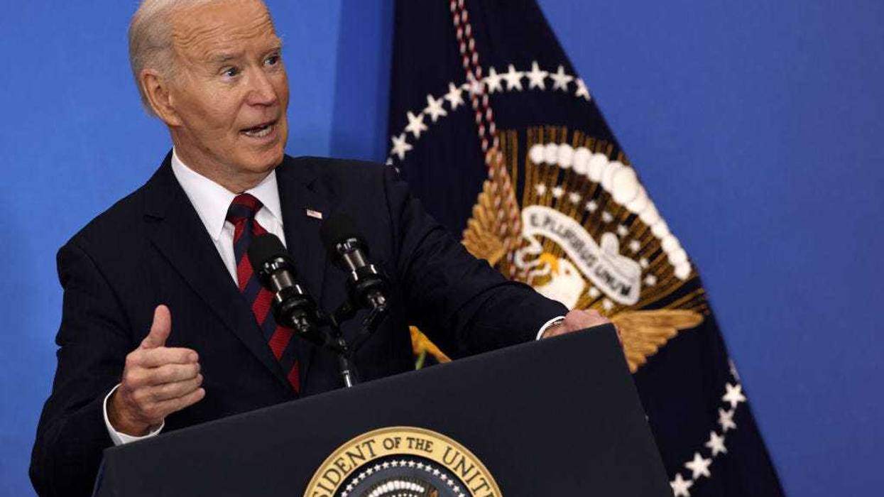 U.S. President Joe Biden delivers remarks on his economic accomplishments at the Brookings Institution on December 10, 2024 in Washington, DC.